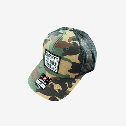 Crooked Culture - Camo Trucker Hat