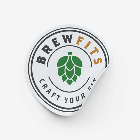 Brewfits - Icon Round Sticker