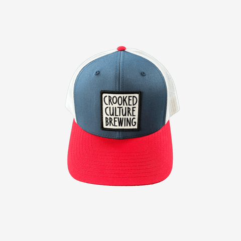 Crooked Culture - Tri-Color Trucker Hat