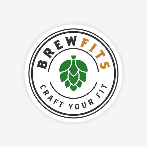 Brewfits - Icon Round Sticker