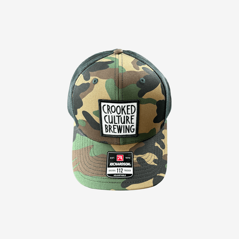 Crooked Culture - Camo Trucker Hat